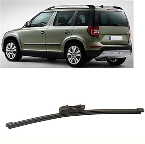 Nsnqb Auto Heck Scheibenwischer für Skoda Yeti 2009-2017, 11, Heckscheibenwischer Wischerblatt und Wischerarm Hinten, Scheibenwischer Wischblattersatz Set