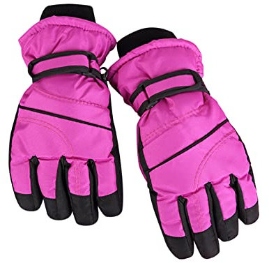 Kinder Winterhandschuhe für 6-8 Jahre Kinder Jungen Mädchen Winddicht Warme Skihandschuhe Thermofleece Wasserabweisend Schnee Kinderhandschuhe Outdoor Snowboarding Radfahren Handschuhe