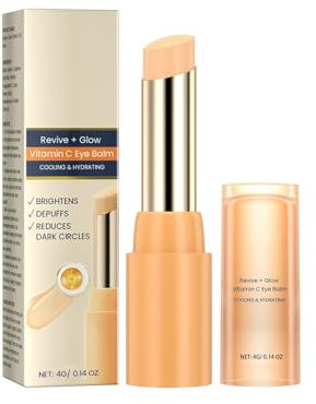 Crème pour les yeux - Baume pour les yeux - Contient de la vitamine C,Baume contour des yeuxs à la vitamine C avec crème - Hydrate,éclaircit,atténue les cernes et raffermit le contour des yeuxs
