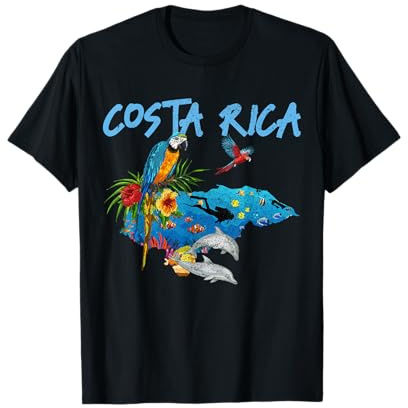 Costa Rica Souvenir Papagei Tauchen T-Shirt