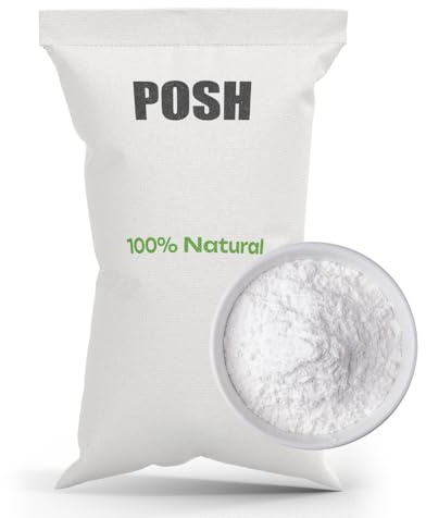 POSH Natron Lebensmittelqualität 25 kg - Natriumbicarbonat E500ii Pulver | Für den gewerblichen Dauerbedarf, Backtriebmittel für Teig, löst Angebranntes, bindet Gerüche, umfüllbar