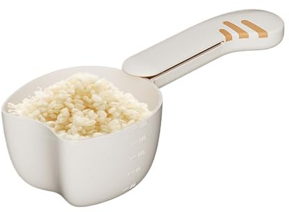 Cuillère à nourriture pour animaux de compagnie - Pince à riz - En forme de chat de qualité supérieure - Outil de mesure durable - Accessoire de mesure de la farine, du café, du thé, du chiot, du