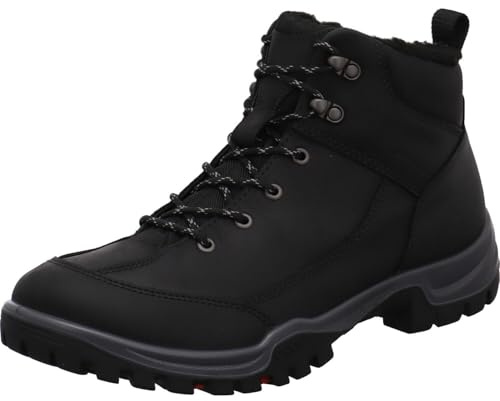 ECCO Men's Expedition III Mid Waterproof Warmlined Hiking Boot, BLACK, 10-10.5