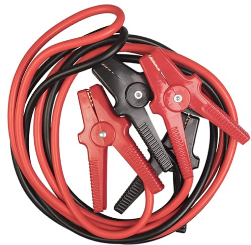 Xtremeauto Cables de arranque para coches y furgonetas de hasta 2,5 L – 3 m 600 A cables de refuerzo resistentes – Arrancador de batería de emergencia con bolsa de transporte