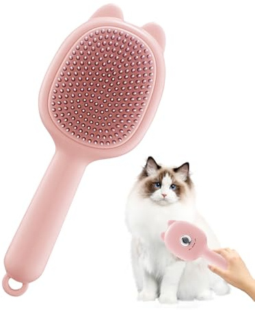 Massagebürste für Tiere | tragbares Fellpflegewerkzeug – Bürste für Hunde – für Innenbereich, Waschen, Dusche, feucht, draußen, Welpen
