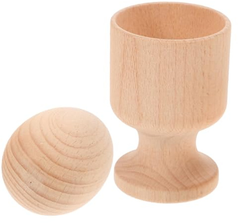 HEALSOPTHY Giocattolo in Legno Montessori Sensoriale per Piccoli, Set Portauovo e Puzzle, Gioco Educativo per Coordinazione Occhio-Mano, Pratico e Trasportabile per Sviluppo Abilità