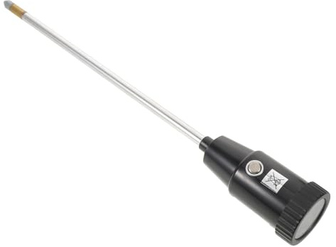 BIUDECO Misuratore di Ph e Umidità del Terreno 2 in 1 con Elettrodo lungo 30 Cm, Tester Elettronico Multifunzione per Analisi Precisa del Suolo, Strumento Portatile per Giardinaggio,