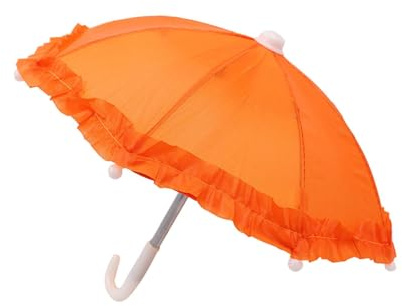 Pegciuho Miniatur Puppenhauszubehör, Puppenhausaccessoire, Mini Dekorationsornament, Kreatives Hängeornament, Material, Geeignet für, Orange