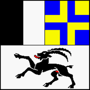 Flagge Fahne Graubünden Schweiz 120x120cm