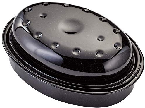 Judge Ovenware, 33 x 25 x 11cm Oval Roaster, Enamel, Granite