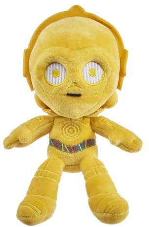 Star Wars GXB25 - C-3PO Plüschfigur (ca. 21 cm), weiche Filmfigur zum Sammeln, Geschenk für Fans ab 3 Jahren
