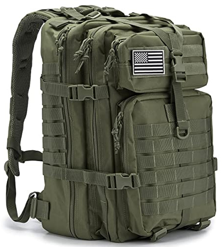 QT&QY 45L Tattico Militare Zaini Per Gli Uomini Campeggio Escursionismo Trekking Daypack Bug Out Bag Lage MOLLE 3 Giorni Assalto Pack