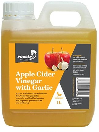 Premium Grade Poultry Chicken Cider Vinegar with Garlic - 1 Litre