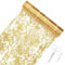 Yotako Tischläufer Gold, 10Mx28CM Tischband mit Beschicht in Glänzend Golden, Polyester Tischdeko Herbstlich für Table Hochzeit, Ostern, Weihnachtlich oder Festival Neujahr