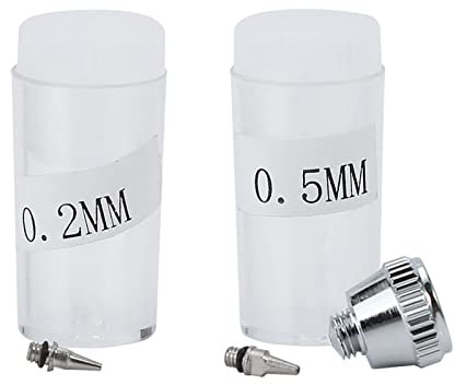 Handpiece 0.2mm 0.3mm 0.5mm Nozzle Spray Model Spray Gun Art Creation Painting Model K Airbrush Set Double Action Handpiece 0.2mm