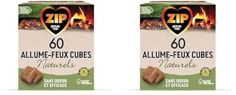 ZIP Cubes individuels naturels x60 (Lot de 2)