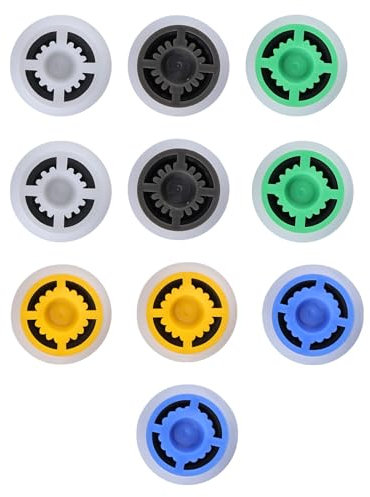 10pcs Shower Flow Restrictors, Plastic GPM 1.5/1.8/2.0/2.5/3.0 Water Saver Shower Adapters Shower Head Flow Limiter Shower Head Water Pressure Reducer for Bathroom Toilet Handheld Shower