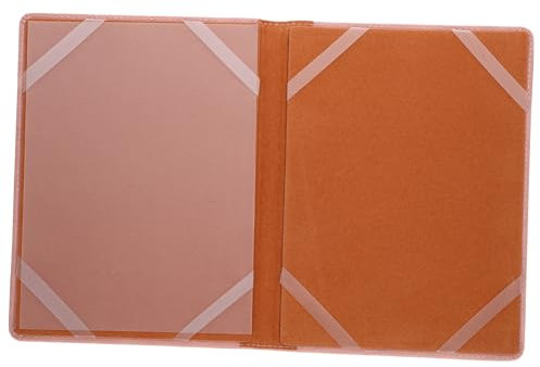STOBOK Geburtsurkundenhalter Leder Geburtsurkunden-schutzhülle Retro Stil Kratzfest Komfortabel Langlebig Schutzhülle Für Neugeborene Geschenk Zur Geburt Rosa