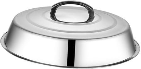 Abaodam Copertura in Acciaio Inossidabile per Alimenti da Cucina Protezione da Macchie Design Creativo Facile da Maneggiare Resistente e Durevole