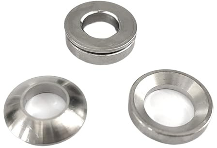 Arandelas de copa de acero inoxidable 304, arandelas avellanadas, juntas cónicas de cabeza sólida planas esféricas M6 M8 M10 M12 M14 M16 M18 M20(M18)