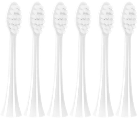 Compatible avec Variationss My la brosse à dents électrique Têtes de brosses de remplacement, pour Variationss My la brosse à dents électrique Avec housse de protection, Lot De 6 (Blanc)