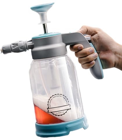 YNPQTDS - Pulverizador espumante para lavado de coche | Inalámbrico multifuncional 2L – Lanza espuma para limpiador de alta presión de coche – para riego jardín taller, conductores jardineros SUV RV