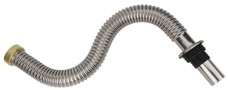 40cm/60cm Bathroom Stainless Steel Sink Siphon Replacement Waste Drain Valve Flexible Pipe Hose(60cm)
