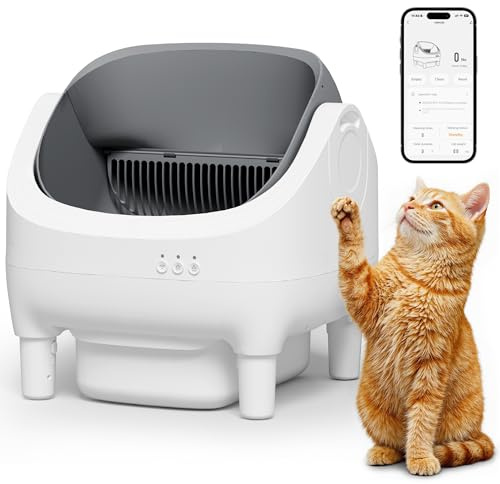 JUMMICO lettiera gatto autopulente，12L lettiera autopulente per gatti xxl