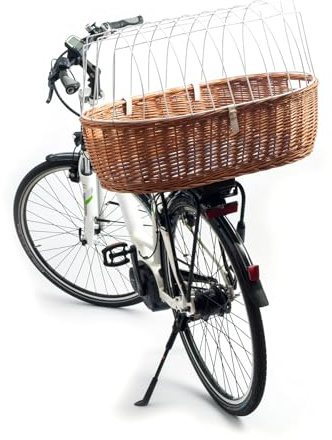 Aumüller XXL Tierkorb Braun,Weiß 70 x 50 x 42/22 cm
