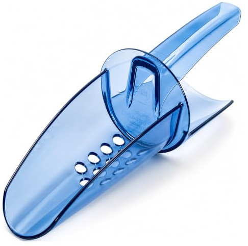 San Jamar SI5500 Polycarbonate Saf-T-Scoop Only,Blue, 6-10 oz