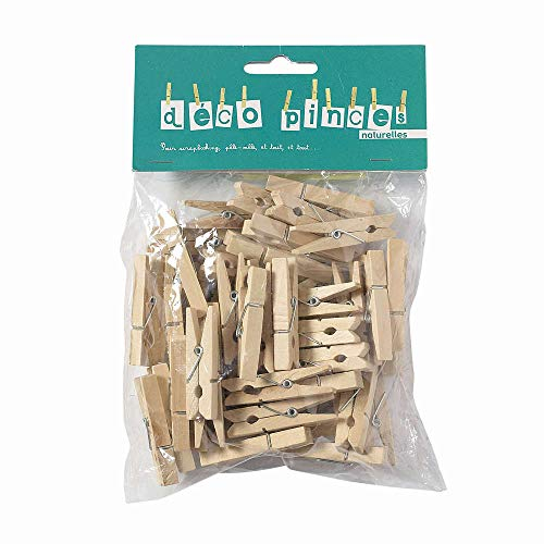 C' top 50 Pinces 34 34; : Bois, 4,5 Cm