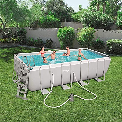 PISCINA C/TELAIO BESTWAY 56670 POWER STEEL 488x244x122H