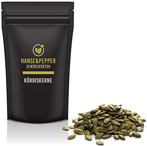 1kg Kürbiskerne ohne Schale ohne Zusätze natürlich vom Hnase&Pepper Gewürzkontor - Gourmet Serie