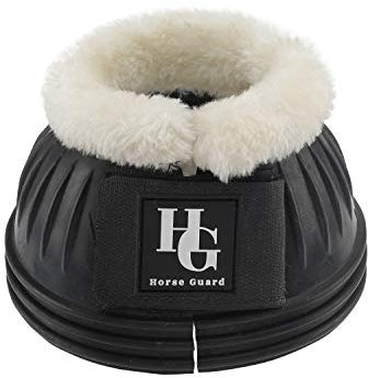 Scanhorse HORSEGUARD Gummi Springglocken, schwarz, Größe:L