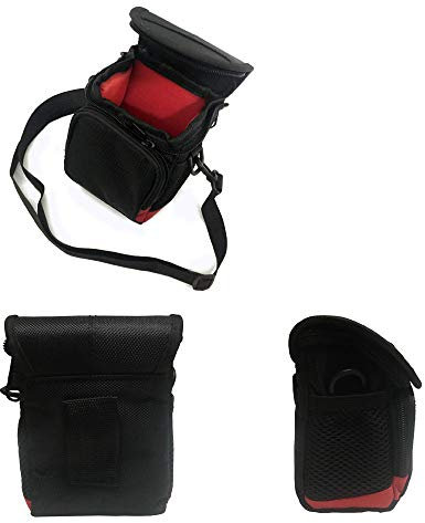 K-S-Trade Qualitativ & Innovativ Kameratasche Fototasche Umhängetasche Schultertasche Zubehör Tasche Schutz Hülle Für Panasonic Lumix DC-TZ202