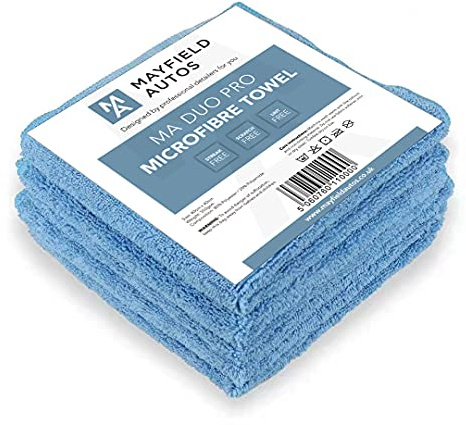 MA 5 paños de microfibra para limpieza de coche, detalles, toalla de secado, encerado (5)