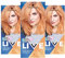Schwarzkopf LIVE Pretty Pastels Semi-permanent Peach Copper Hair Dye, Lasts Up To 8 Washes - Perfect Peach P122 (Pack of 3)