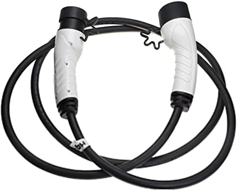 vhbw Ladekabel Typ 2 zu Typ 2 kompatibel mit Mercedes S-Klasse PHEV Elektroauto, 3-phasig, 16 A, 11 kW, 3 m