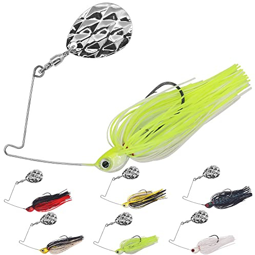 Mini-Spinner-Baits-for-Bass-Fishing-Lures-Colorado-Spinnerbait-Top-Water-Micro-Spinner-Smallmouth-Pan Fish Bait Crappie Lure Sets 1/8 1/4oz