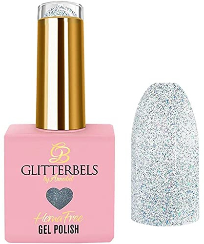Glitterbels Hema Free Gel Polish 8ml (Glitter ice)