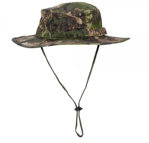 Mil-Tec Unisex Boonie-Hut aus Baumwolle mit Ripstop, langlebig, leicht, taktisch, belüftet, breite Krempe, Verstellbarer Kinnriemen