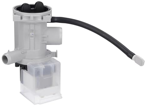LUTH Premium Profi Parts Ablaufpumpe kompatibel mit LG 5859en1004j mit Kopf Sieb Schlauch für Waschmaschine