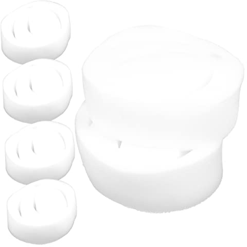 Toddmomy Éponges Filtrantes Éponge de Nettoyage Lot de 6 pour Piscine de Lotus Facile à Nettoyer et Pratique, Matériau Mousse Blanc Cuisine et Piscine