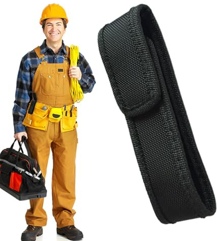 Taschenlampe Holster, Taschenlampengürtel -Holster | Taschenlampenhalter -Gürtel -Clip -Torch Carry Case - Hochleistungsnylon -Blitzlichthalter für Weste, Sicherheitsgürtel