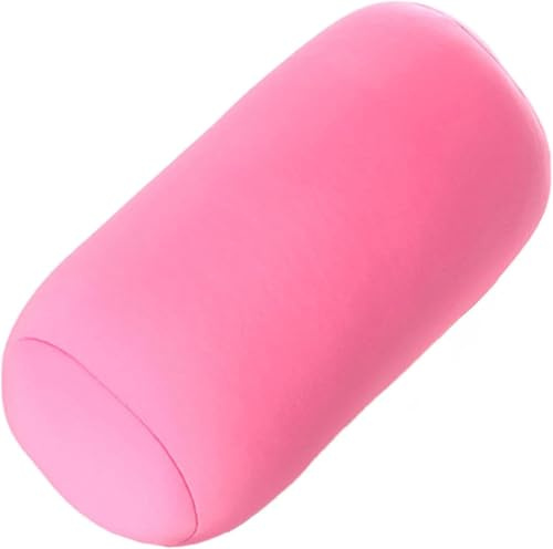 UWOBTN Almohada de Tubo de Microperlas,30x14cm Cojín Cilíndrico, Lumbar/Cuello/Espalda Almohada Apoyo en Rollo, para Dormir/Hogar/Oficina/Viajes/Yoga/Coche(Color 5)