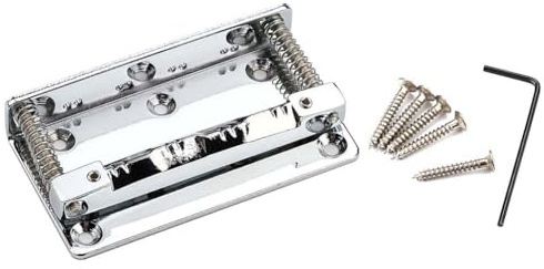 RuiJOTWAT Mandolin Bridge 8 String Saddle Bridge Plate For Mandolin Guitar Replacement Parts