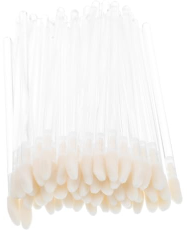 Einweg-Lippenpinsel, Kristall-Applikatorstäbe für präzises Make-up, hygienisches Design für Profis, 9 cm, 100 Stück