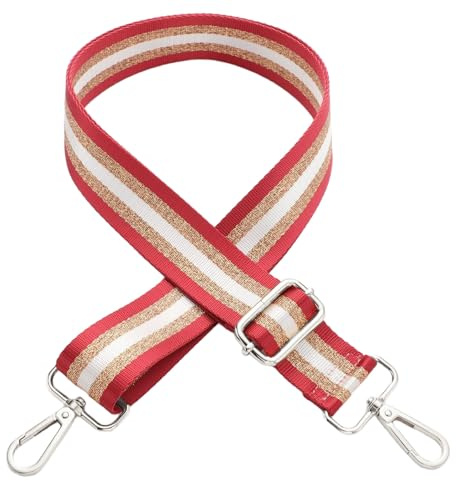 Blausky Verstellbarer Schultergurt 75-145cm,3.8cm Breit Taschenband Taschengurte zum Wechseln Schulterriemen mit Silber Karabiner Tragegurt Taschenriemen Zubehör für Handtaschen,Marineblau