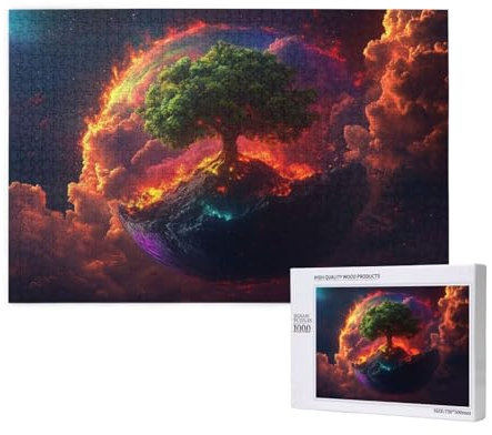 Puzzle Albero della vita Puzzle 1500 Pezzi Sogno - Adatto ad Adulti e Principianti - Giochi Divertenti/Sfidanti/Impossible - Adulti Attività Artigianali - Creativi Regali per Uomini/Donne 2T-966
