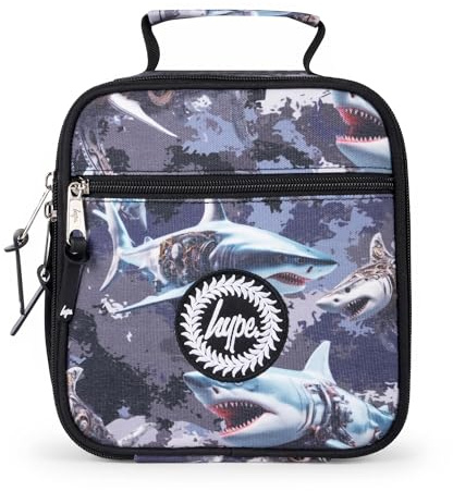 hype Lunch Box Grey Mech Sharks XSLR-069